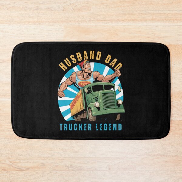 Item preview, Husband Dad Trucker Legend I Drop Big Loads Funny Vintage 50's Comics designed and sold by CandyDroidMerch.