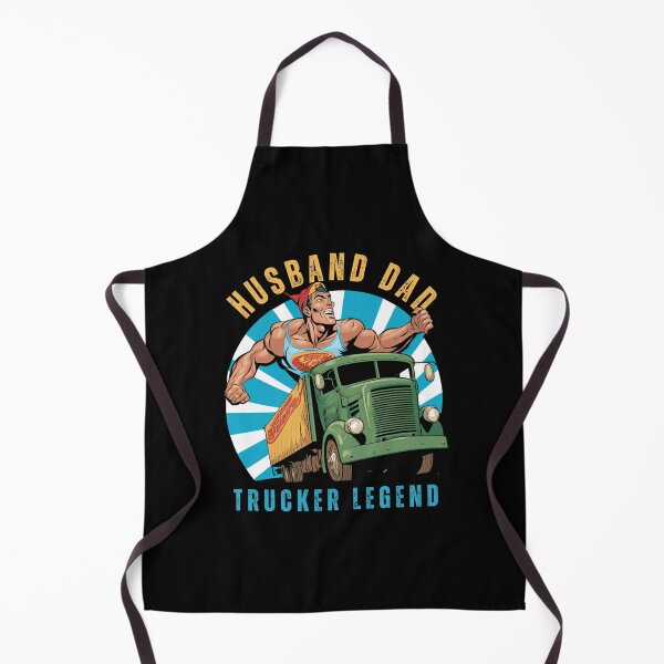 Item preview, Husband Dad Trucker Legend I Drop Big Loads Funny Vintage 50's Comics designed and sold by CandyDroidMerch.
