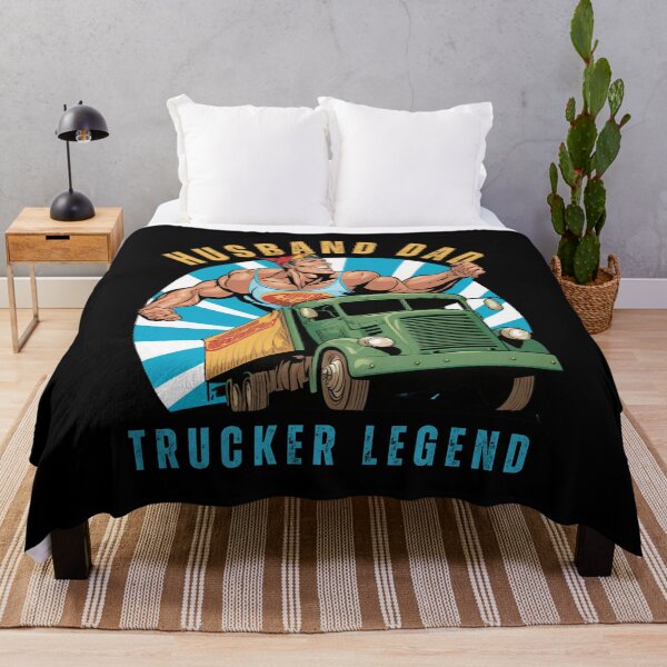 Item preview, Husband Dad Trucker Legend I Drop Big Loads Funny Vintage 50's Comics designed and sold by CandyDroidMerch.