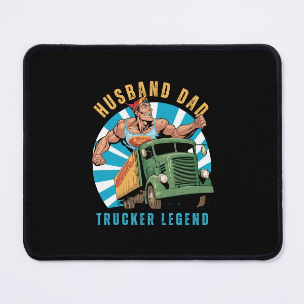 Item preview, Husband Dad Trucker Legend I Drop Big Loads Funny Vintage 50's Comics designed and sold by CandyDroidMerch.