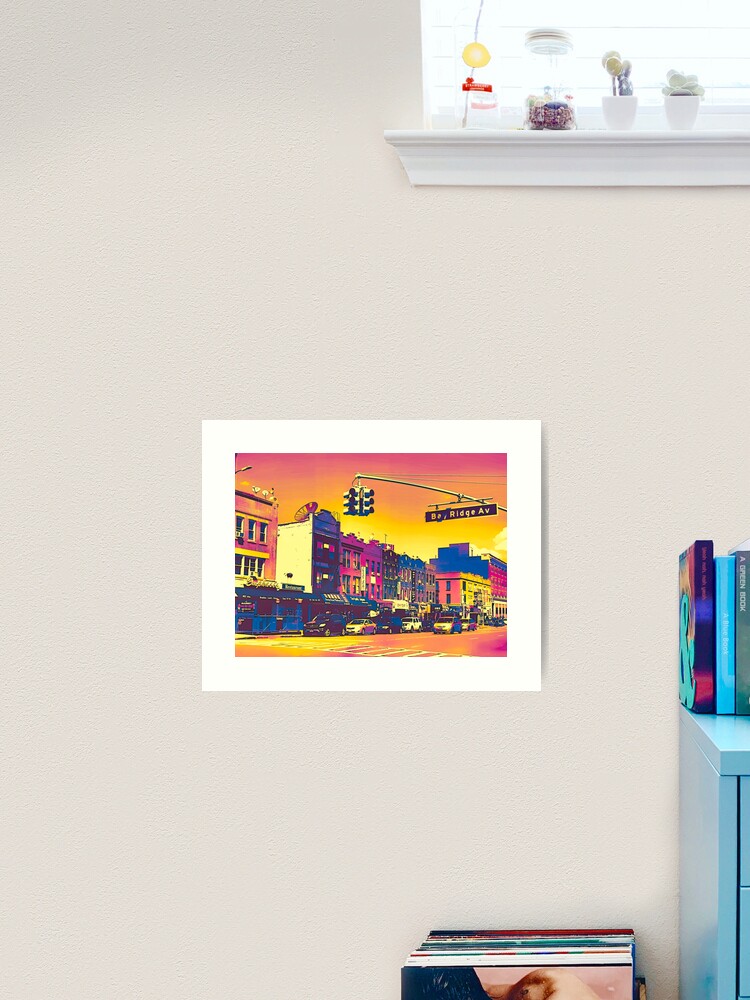 Thumbnail 1 of 3, Art Print, Bay Ridge Brooklyn Pop Art Photography designed and sold by OneDayArt.