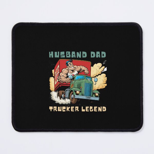 Item preview, Husband Dad Trucker Legend I Drop Big Loads Funny Vintage 50's Comics designed and sold by CandyDroidMerch.
