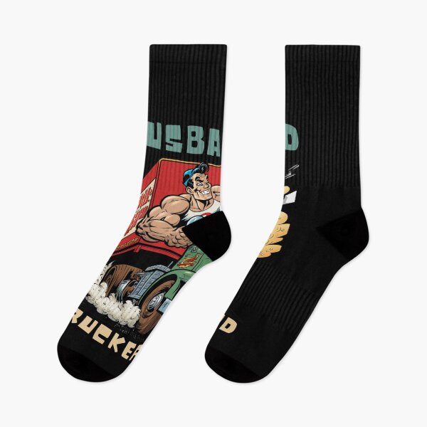 Item preview, Husband Dad Trucker Legend I Drop Big Loads Funny Vintage 50's Comics designed and sold by CandyDroidMerch.
