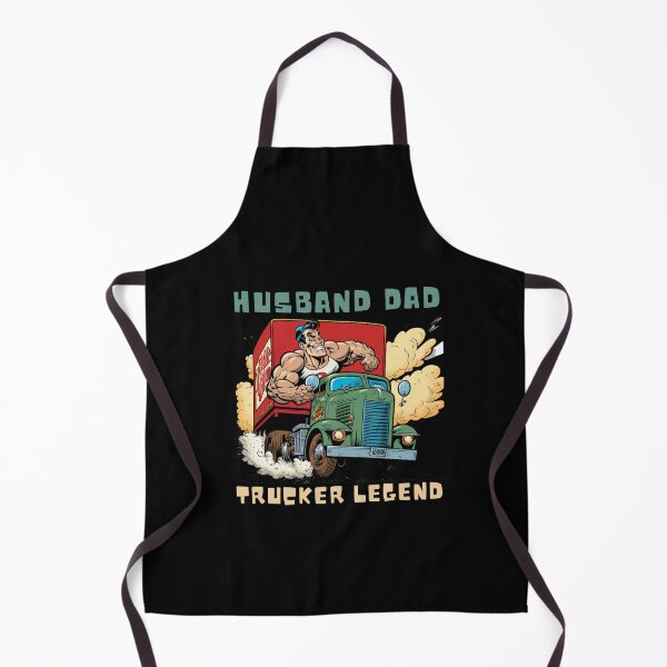 Item preview, Husband Dad Trucker Legend I Drop Big Loads Funny Vintage 50's Comics designed and sold by CandyDroidMerch.