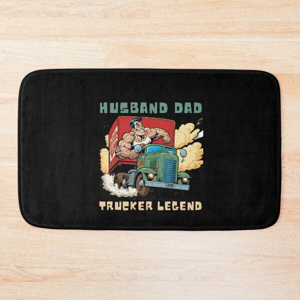 Item preview, Husband Dad Trucker Legend I Drop Big Loads Funny Vintage 50's Comics designed and sold by CandyDroidMerch.
