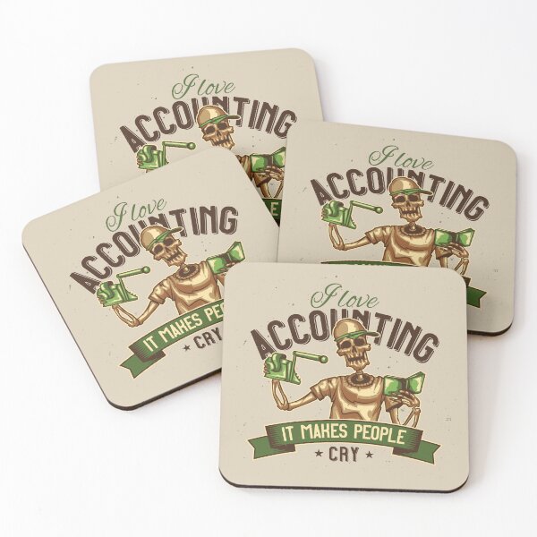 Item preview, I love accounting it makes people cry designed and sold by Pixelish.