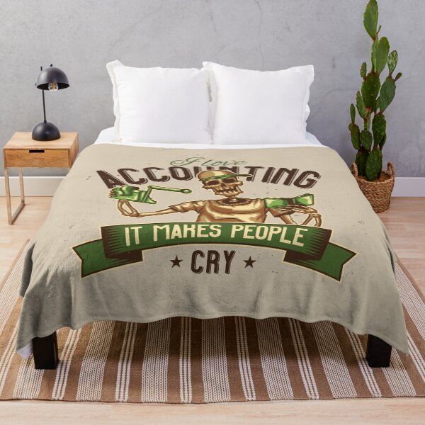 Item preview, I love accounting it makes people cry designed and sold by Pixelish.