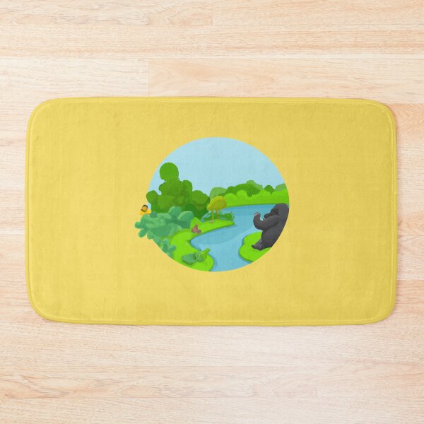 Item preview, Elevated View of the River and Mountains at Sunrise designed and sold by majnate.