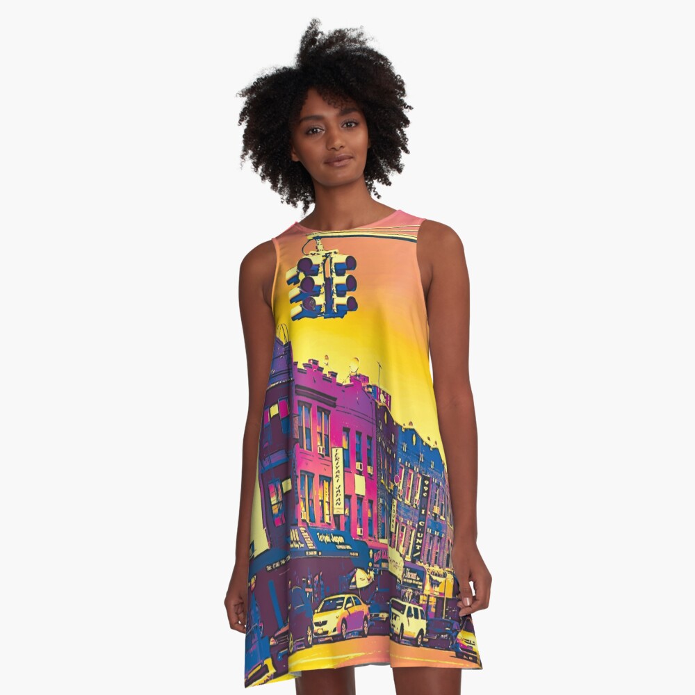 Item preview, A-Line Dress designed and sold by OneDayArt.