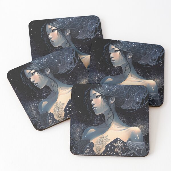 Item preview, Empress of the galaxy black and white illustration designed and sold by RK - Shop.