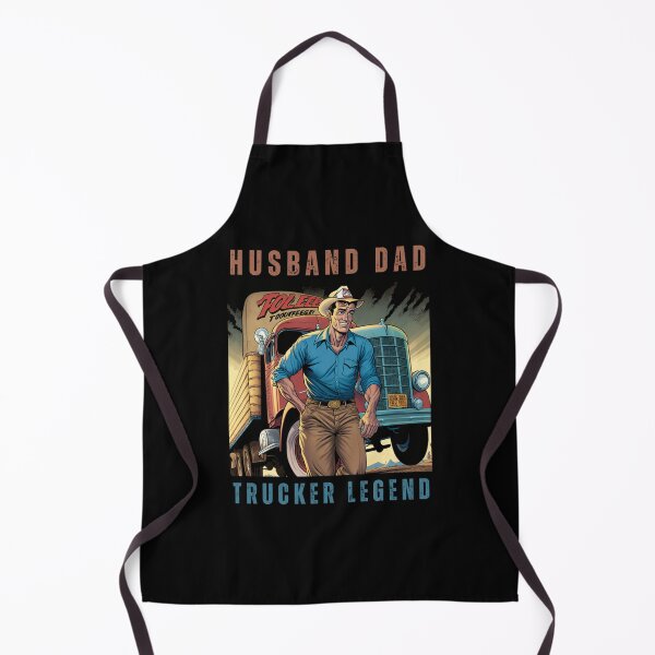 Item preview, Husband Dad Trucker Legend I Drop Big Loads Funny Vintage 50's Comics designed and sold by CandyDroidMerch.