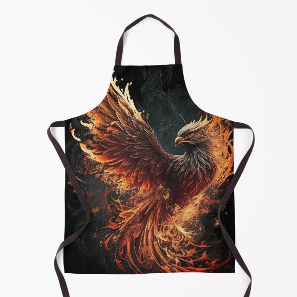 Item preview, Fiery phoenix rising illustration designed and sold by RK - Shop.