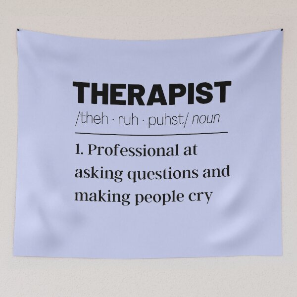 Item preview, Therapist Funny Definition  designed and sold by ThoughtJumble.