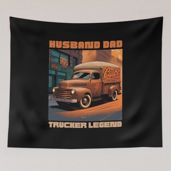 Item preview, Husband Dad Trucker Legend designed and sold by CandyDroidMerch.