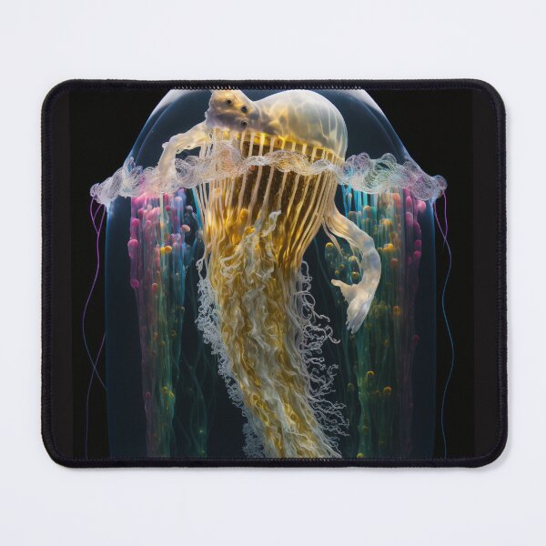 Item preview, Jellyfish Illusionary: A mesmerizing display of oceanic art designed and sold by AstralArtisan.