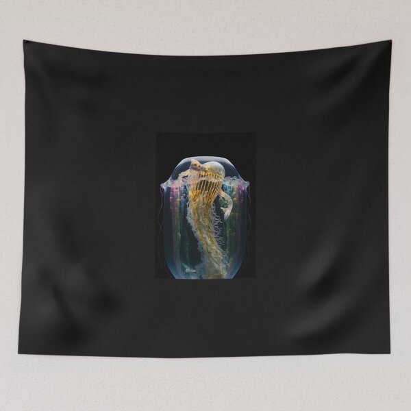 Item preview, Jellyfish Illusionary: A mesmerizing display of oceanic art designed and sold by AstralArtisan.