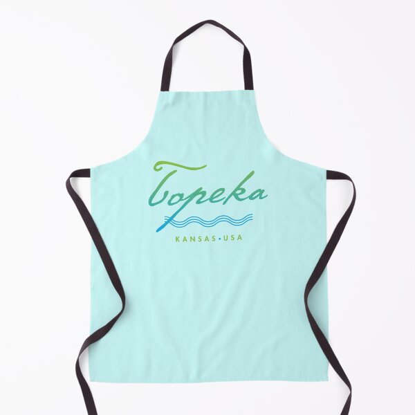 Item preview, Topeka Kansas Typographic River Design designed and sold by Futurebeachbum.