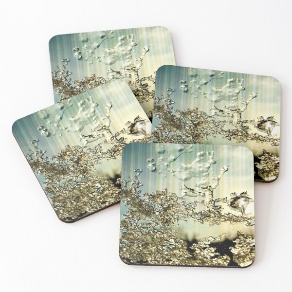 Item preview, Melting snow crystals at sunrise designed and sold by AnnabellaRh.