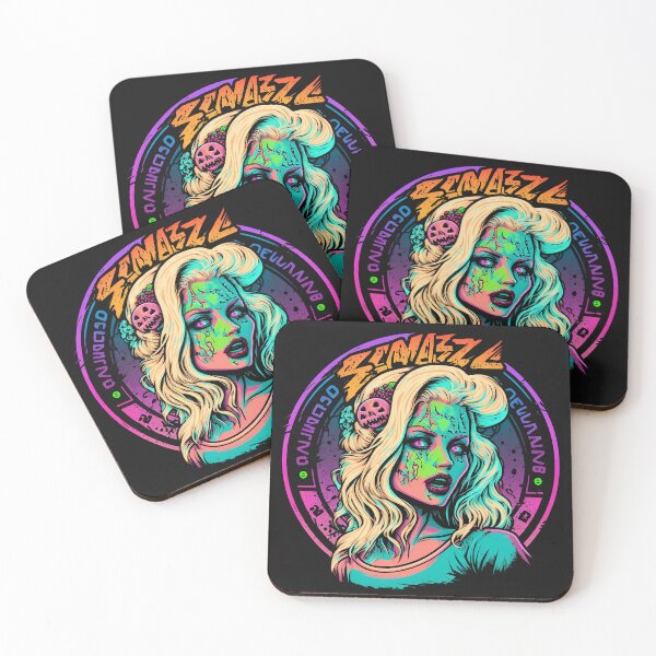 Item preview, Neon Nightmares: A Cartoon Zombie Adventure designed and sold by ZombieNeonates.