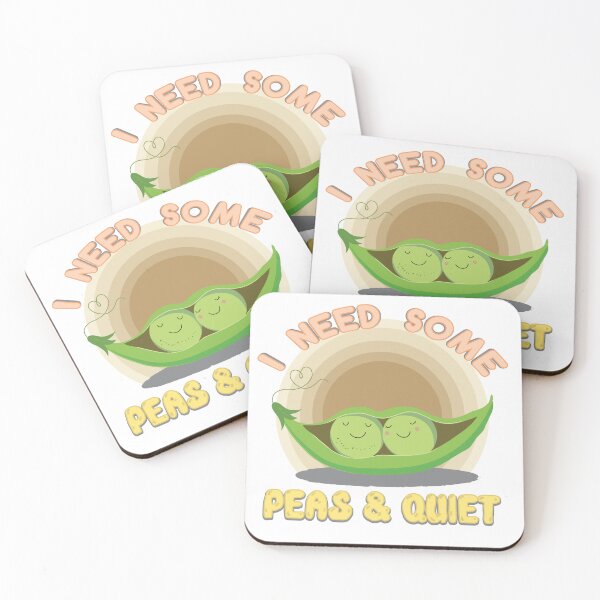 Item preview, I NEED SOME PEAS & QUIET designed and sold by EaglePrimeDsign.
