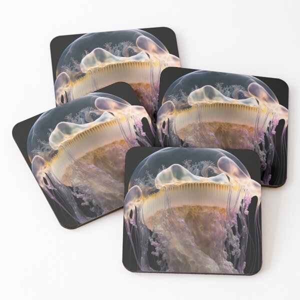 Item preview, Jellyfish Fantasy: A captivating display of oceanic art designed and sold by AstralArtisan.