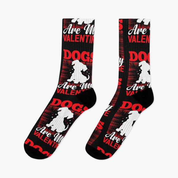 Item preview, Dogs are my Valentine designed and sold by mkzmerch.