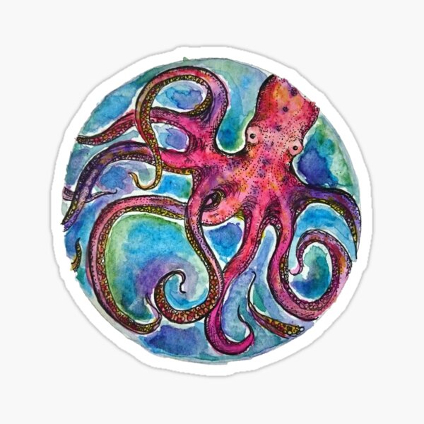Take Life by the Tentacle Sticker