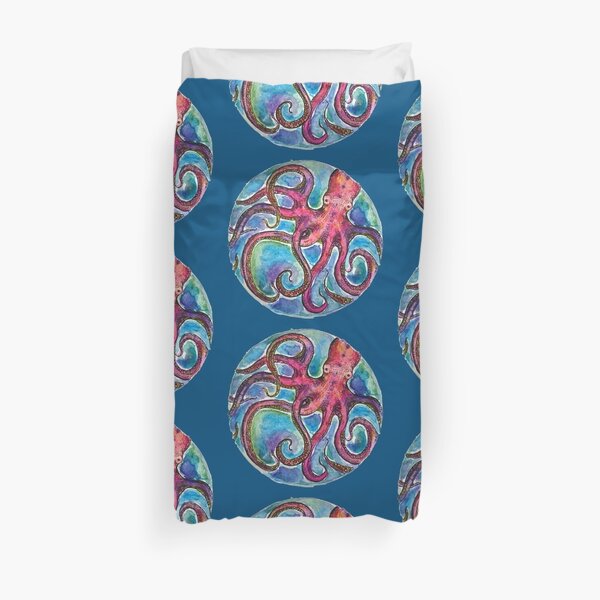 Take Life by the Tentacle Duvet Cover