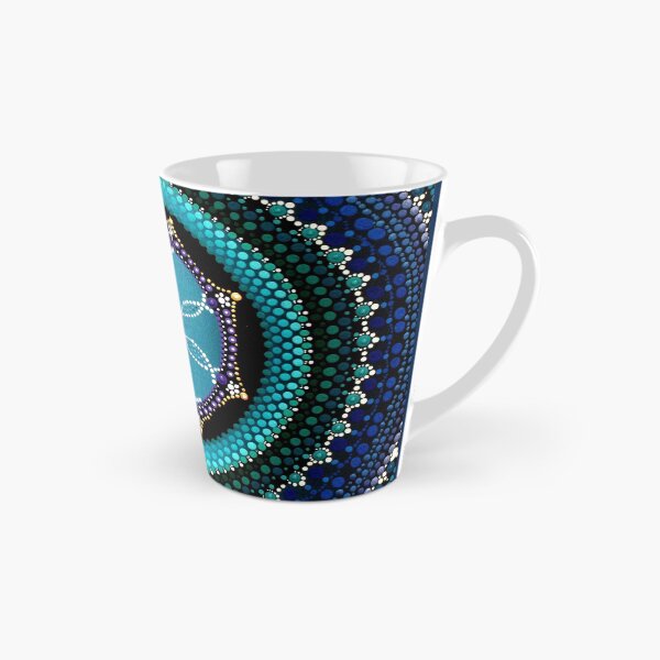 Aperçu de l'œuvre Mandala bleu ciel créée et vendue par Kirsty Russell.
