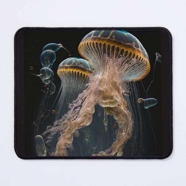 Item preview, Jellyfish Harmony: A serene display of oceanic art designed and sold by AstralArtisan.