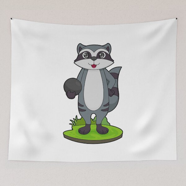Item preview, Racoon Bowling Bowling ball designed and sold by Snabdesign84.