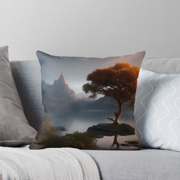 Item preview, Tree in lake generated by artificial intelligence designed and sold by megadrina.