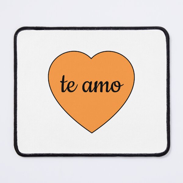 Item preview, Te amo - I love you in Spanish - Valentines Day Heart corazon designed and sold by Inspirationmotivation.