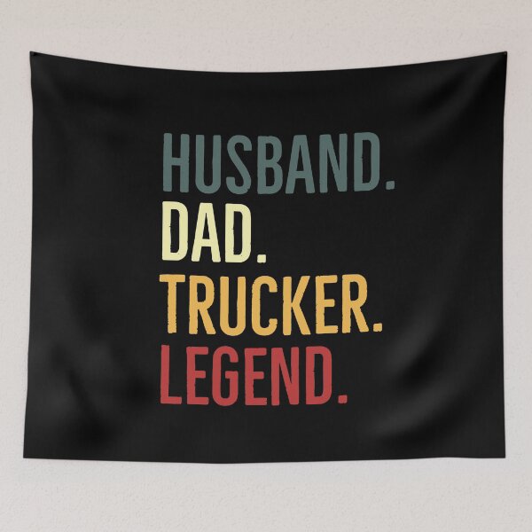 Item preview, Husband dad Trucker legend designed and sold by whatIsTheCase.