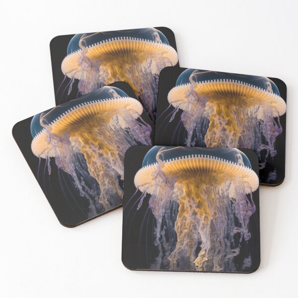 Item preview, Jellyfish Enigma: A mysterious display of oceanic art designed and sold by AstralArtisan.