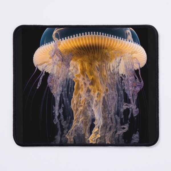 Item preview, Jellyfish Enigma: A mysterious display of oceanic art designed and sold by AstralArtisan.