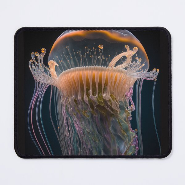 Item preview, Jellyfish Illusionary: A mesmerizing display of oceanic art designed and sold by AstralArtisan.