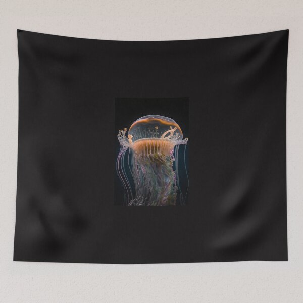 Item preview, Jellyfish Illusionary: A mesmerizing display of oceanic art designed and sold by AstralArtisan.