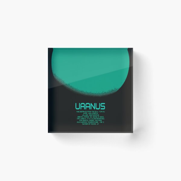 Item preview, URANUS - The Solar System (poster serie - 8/9) designed and sold by ThePropagandist.