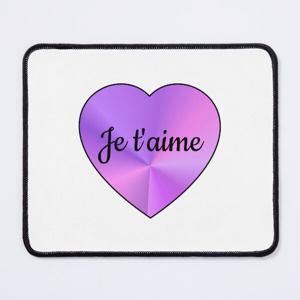 Item preview, Je T'aime - I love you in French - Valentines Heart designed and sold by Inspirationmotivation.