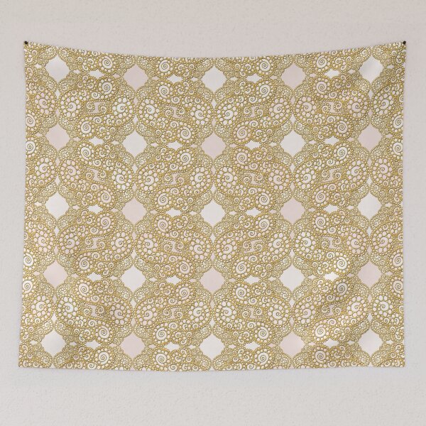 Item preview, Oriental flowers cream designed and sold by pearlposition.