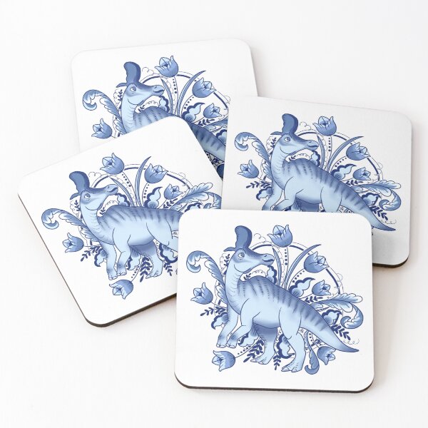Item preview, Lambeosaurus in Tulips designed and sold by mikaelaK.