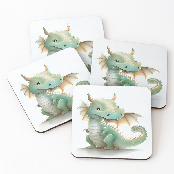 Item preview, Cute Watercolor Dragon designed and sold by artsyindc.
