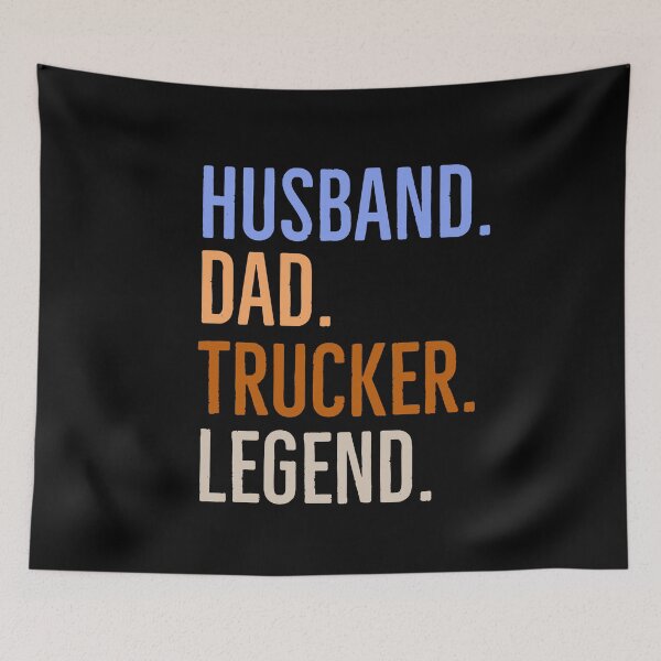 Item preview, Husband dad Trucker legend designed and sold by whatIsTheCase.
