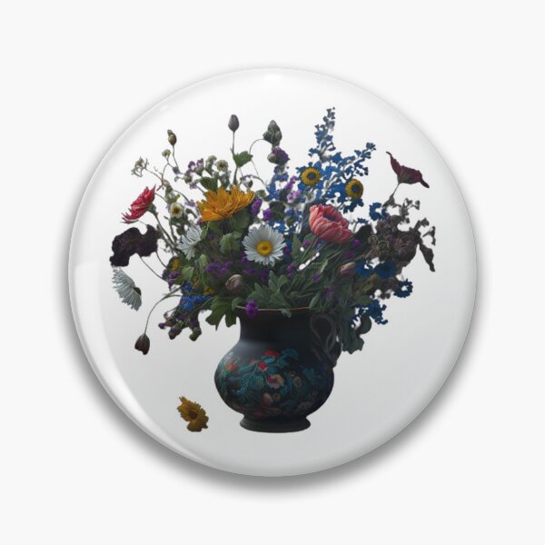 Item preview, wild flowers in vase designed and sold by fearless301.
