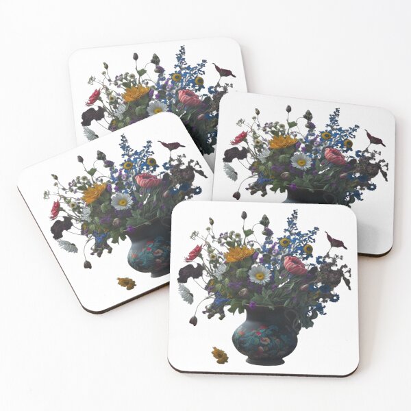 Item preview, wild flowers in vase designed and sold by fearless301.