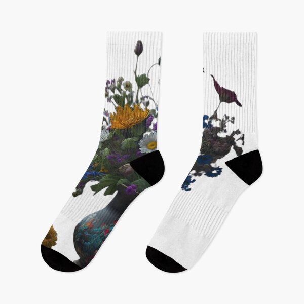 Item preview, wild flowers in vase designed and sold by fearless301.