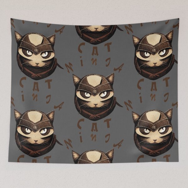 Item preview, Ninja cat designed and sold by Art4u-Shop.