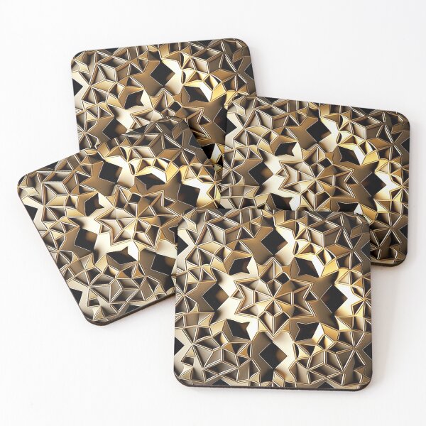 Item preview, Tessellating Metallic Gold Design designed and sold by DougalWear.