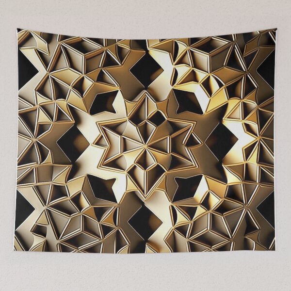 Item preview, Tessellating Metallic Gold Design designed and sold by DougalWear.